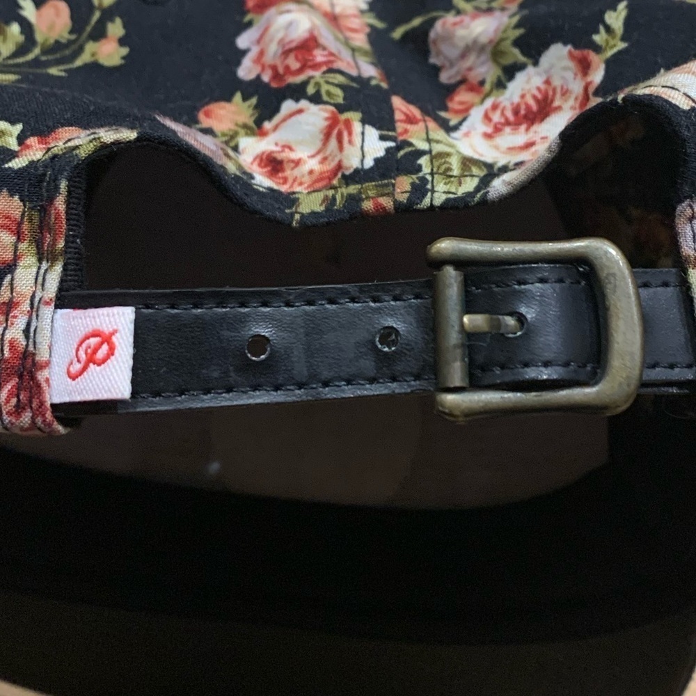 Primitive Roses Strapback Baseball Cap - Picture 6 of 8